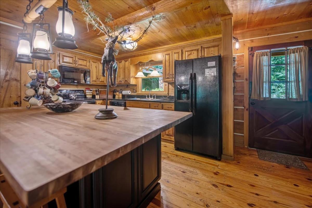Waterfront Mountain Cabin With Hot Tub Villa Blue Ridge Esterno foto
