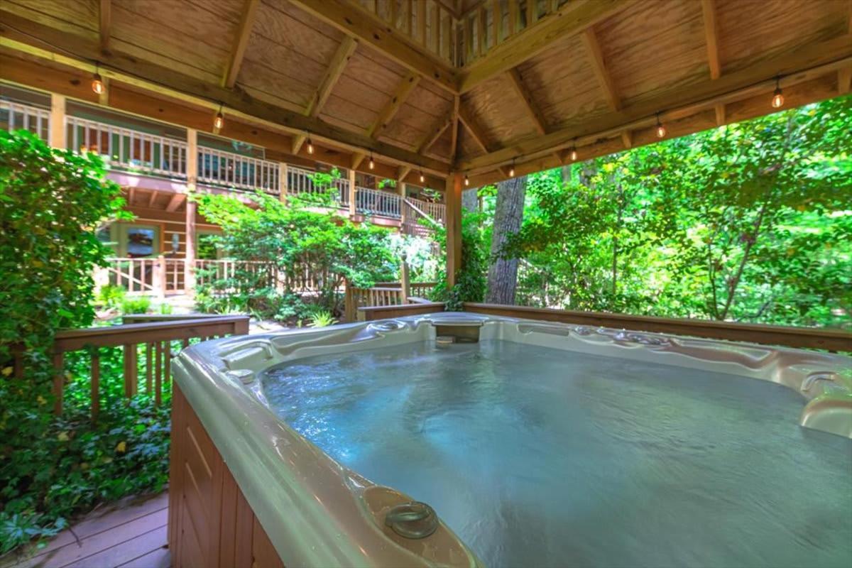 Waterfront Mountain Cabin With Hot Tub Villa Blue Ridge Esterno foto