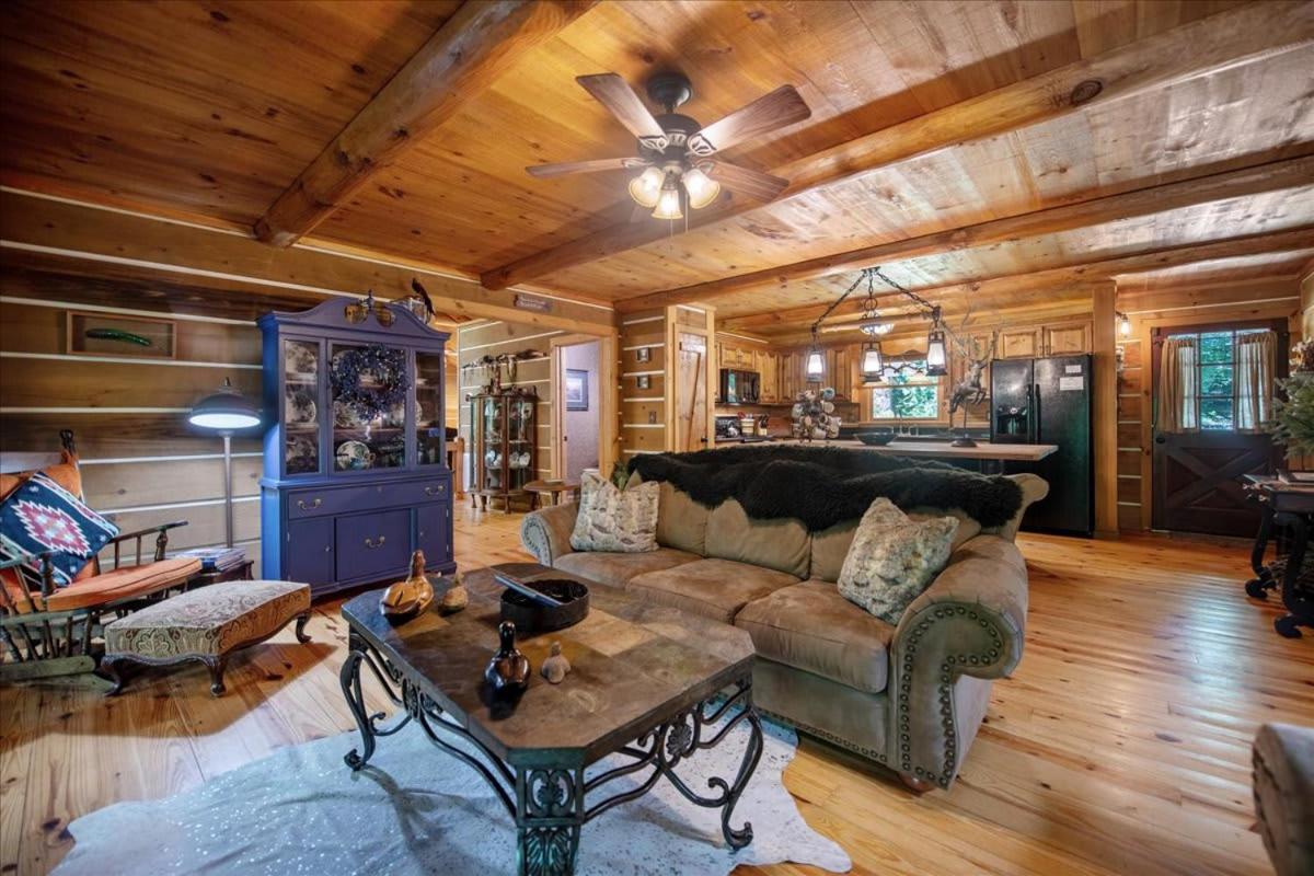 Waterfront Mountain Cabin With Hot Tub Villa Blue Ridge Esterno foto