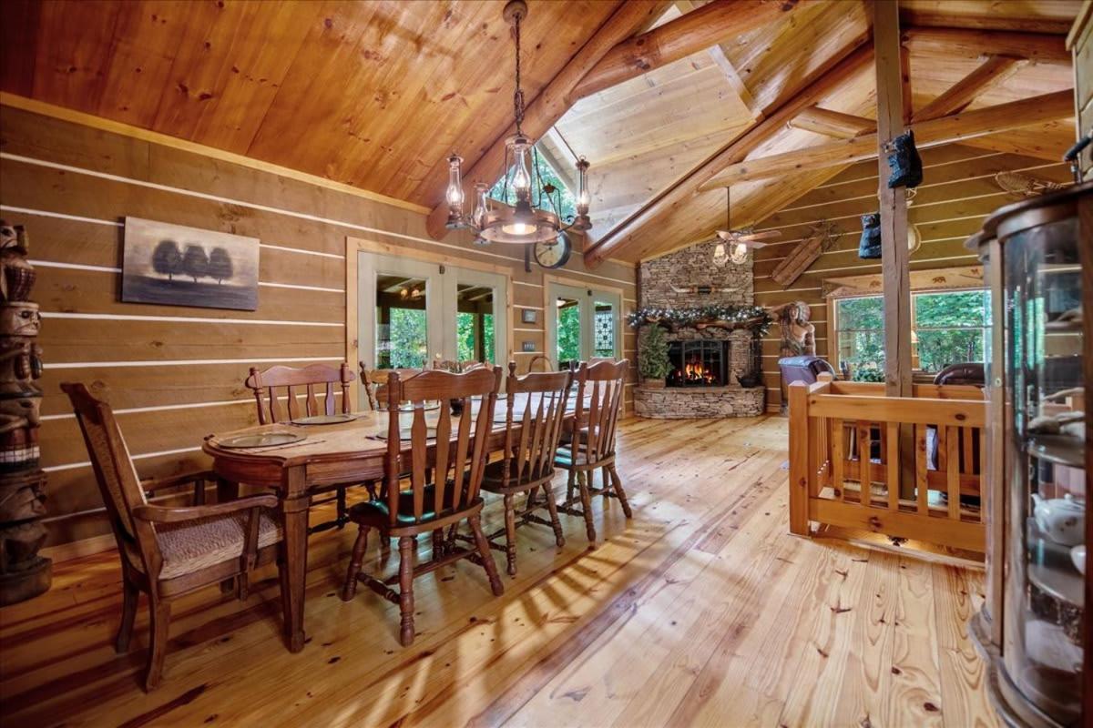 Waterfront Mountain Cabin With Hot Tub Villa Blue Ridge Esterno foto