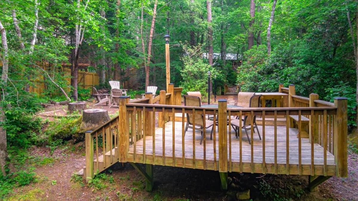 Waterfront Mountain Cabin With Hot Tub Villa Blue Ridge Esterno foto