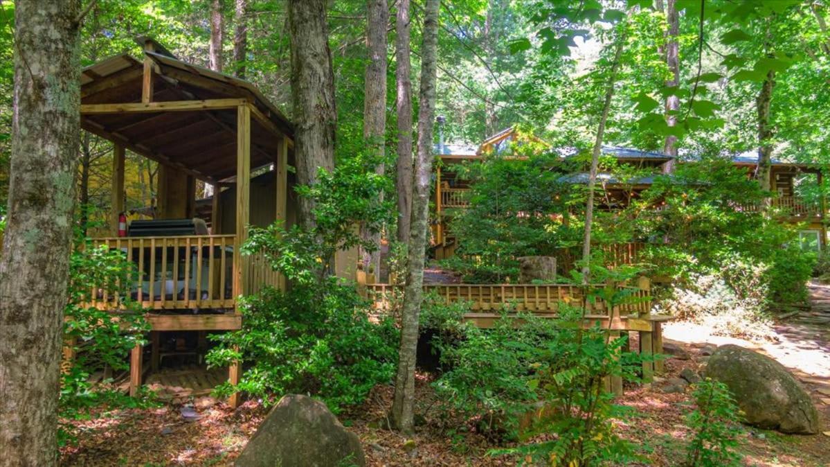 Waterfront Mountain Cabin With Hot Tub Villa Blue Ridge Esterno foto