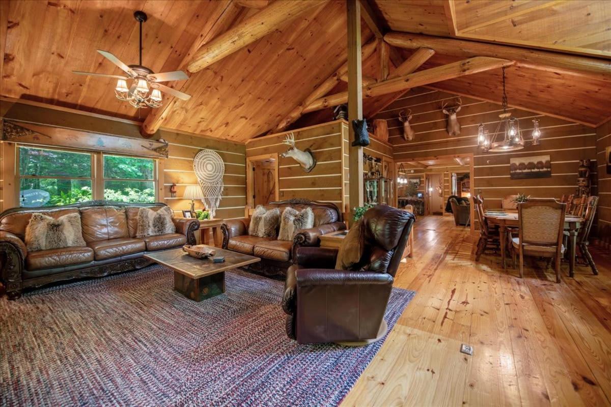 Waterfront Mountain Cabin With Hot Tub Villa Blue Ridge Esterno foto