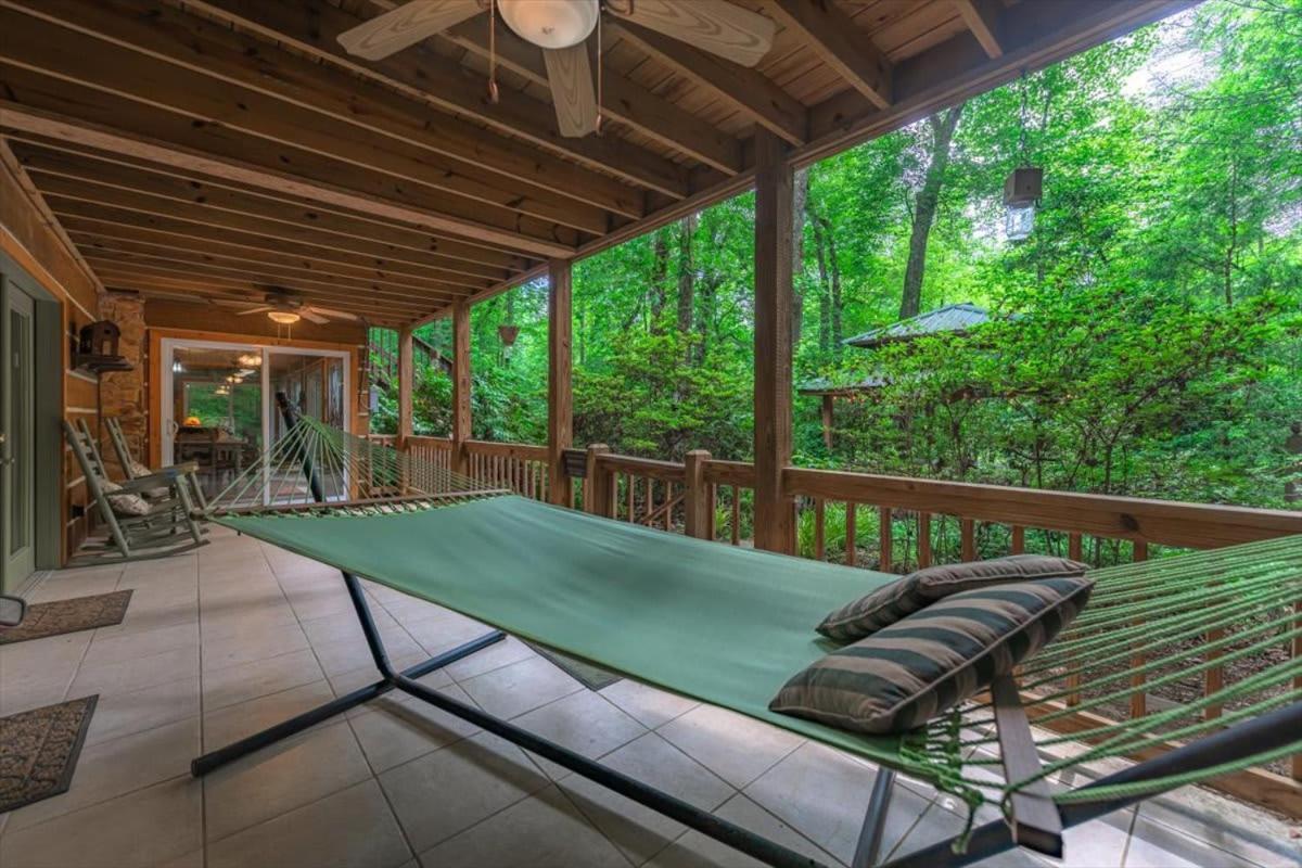 Waterfront Mountain Cabin With Hot Tub Villa Blue Ridge Esterno foto