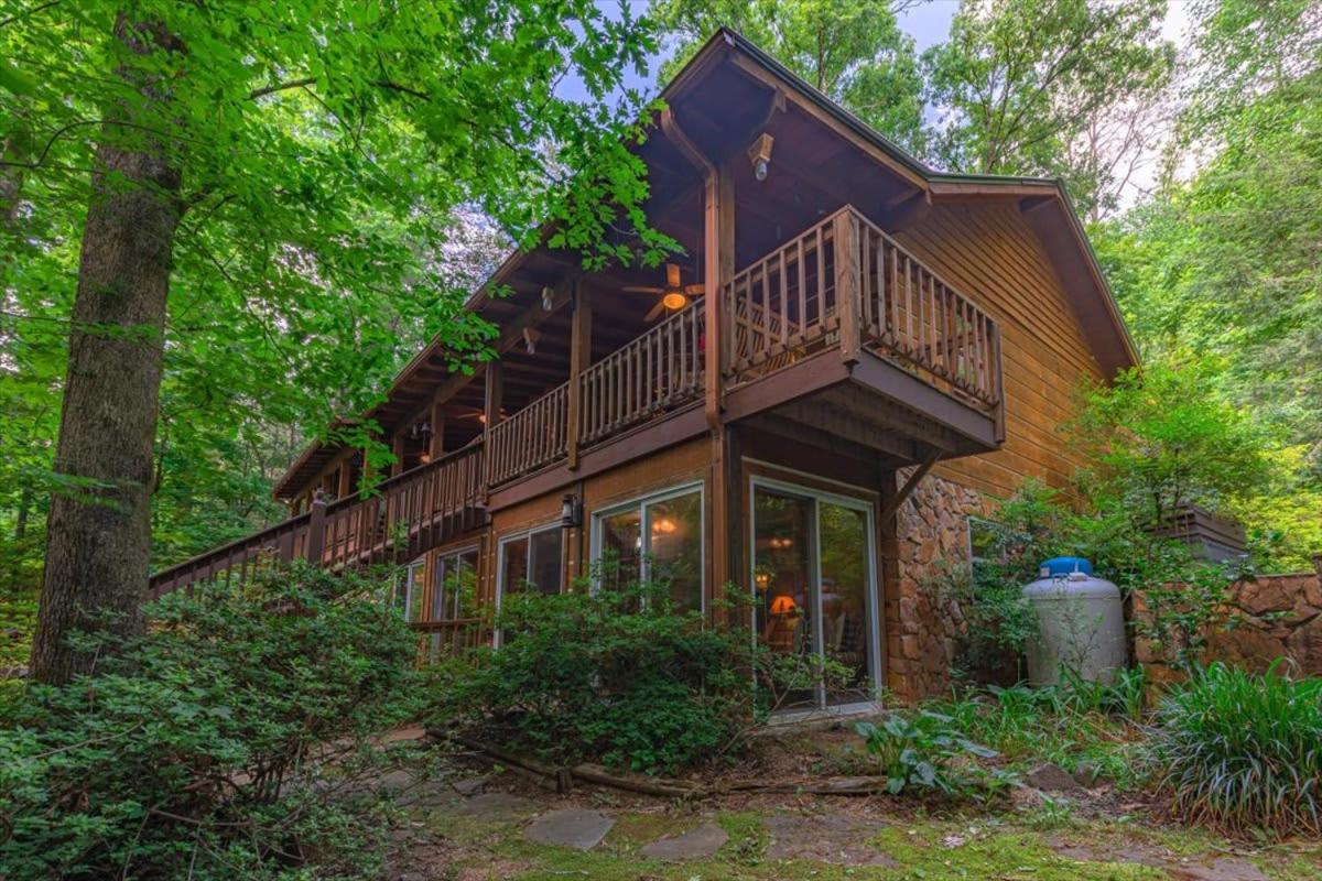 Waterfront Mountain Cabin With Hot Tub Villa Blue Ridge Esterno foto