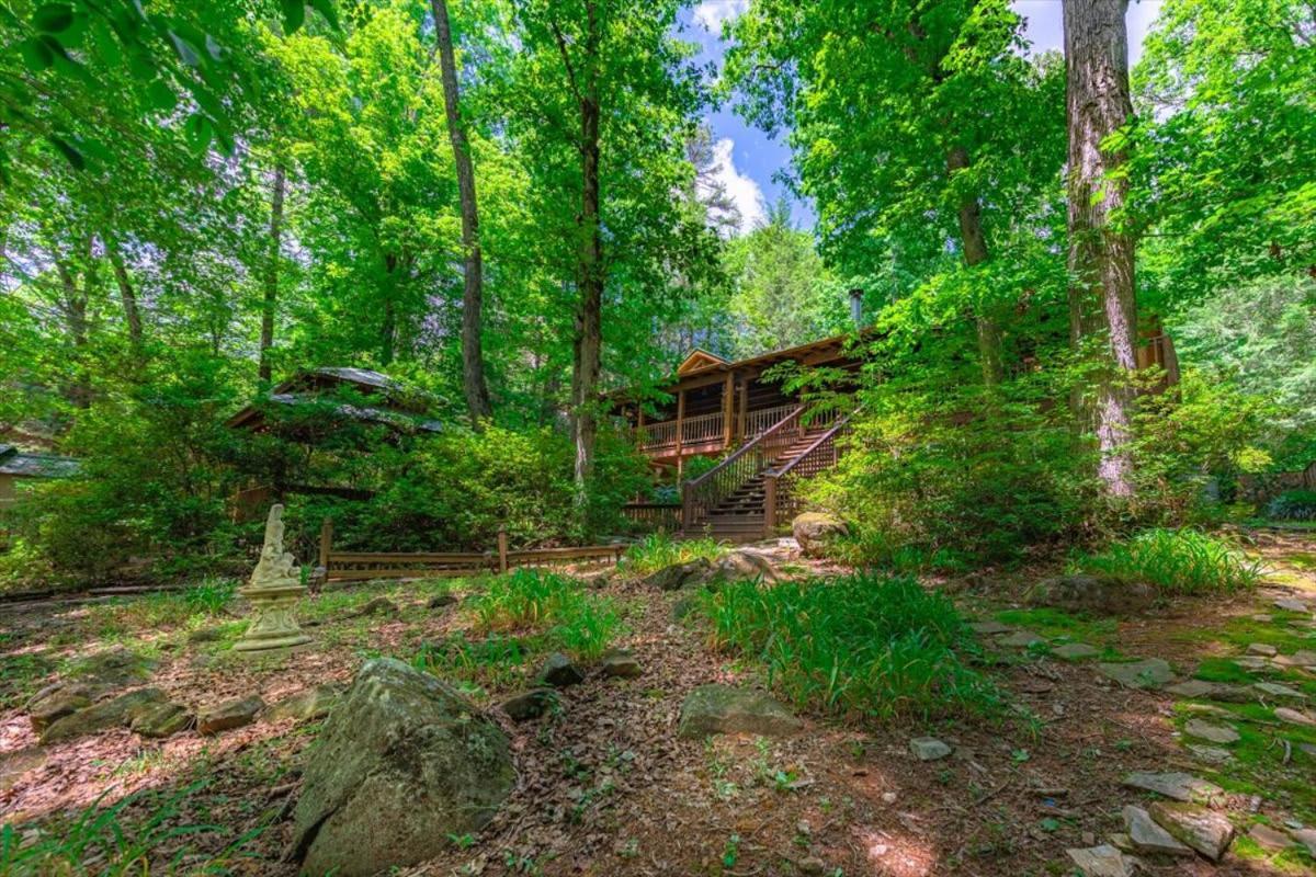 Waterfront Mountain Cabin With Hot Tub Villa Blue Ridge Esterno foto