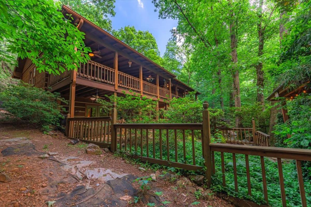 Waterfront Mountain Cabin With Hot Tub Villa Blue Ridge Esterno foto
