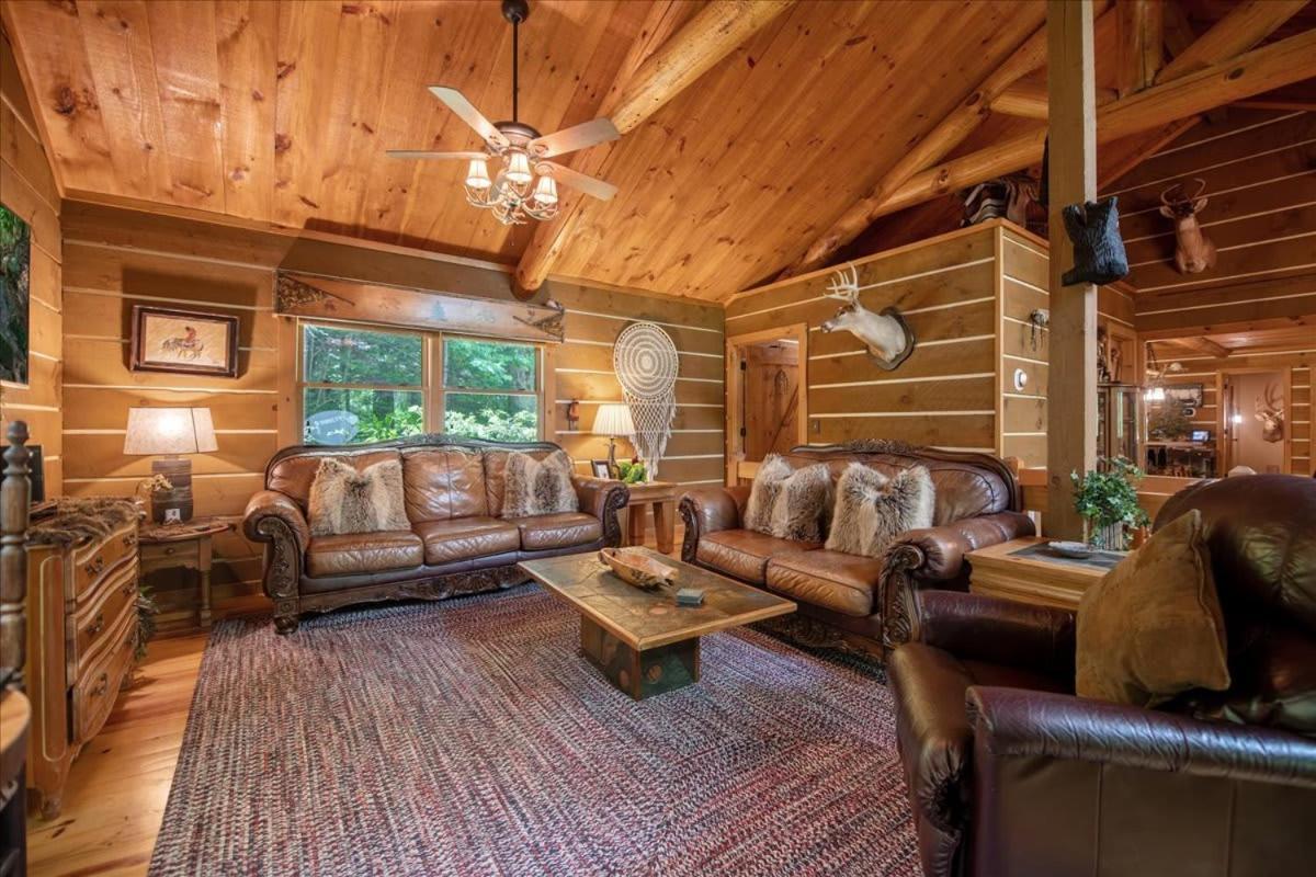 Waterfront Mountain Cabin With Hot Tub Villa Blue Ridge Esterno foto