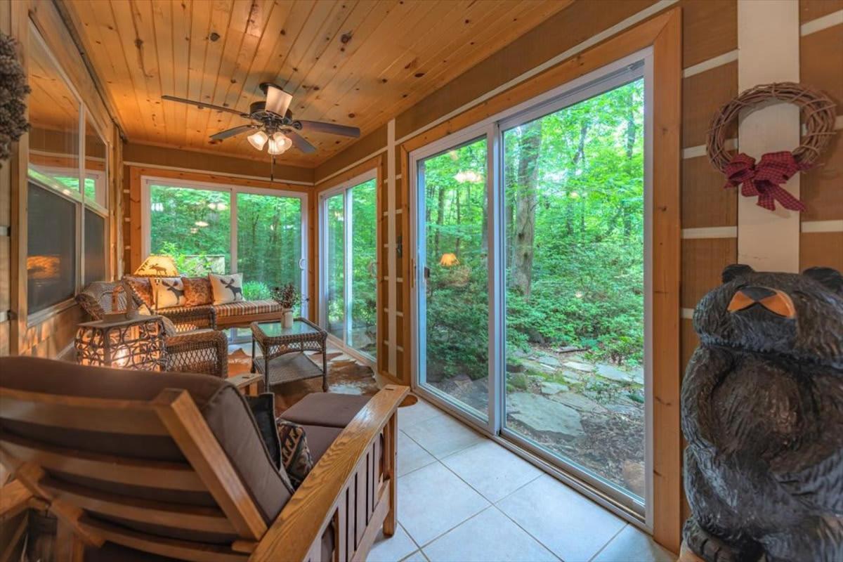 Waterfront Mountain Cabin With Hot Tub Villa Blue Ridge Esterno foto