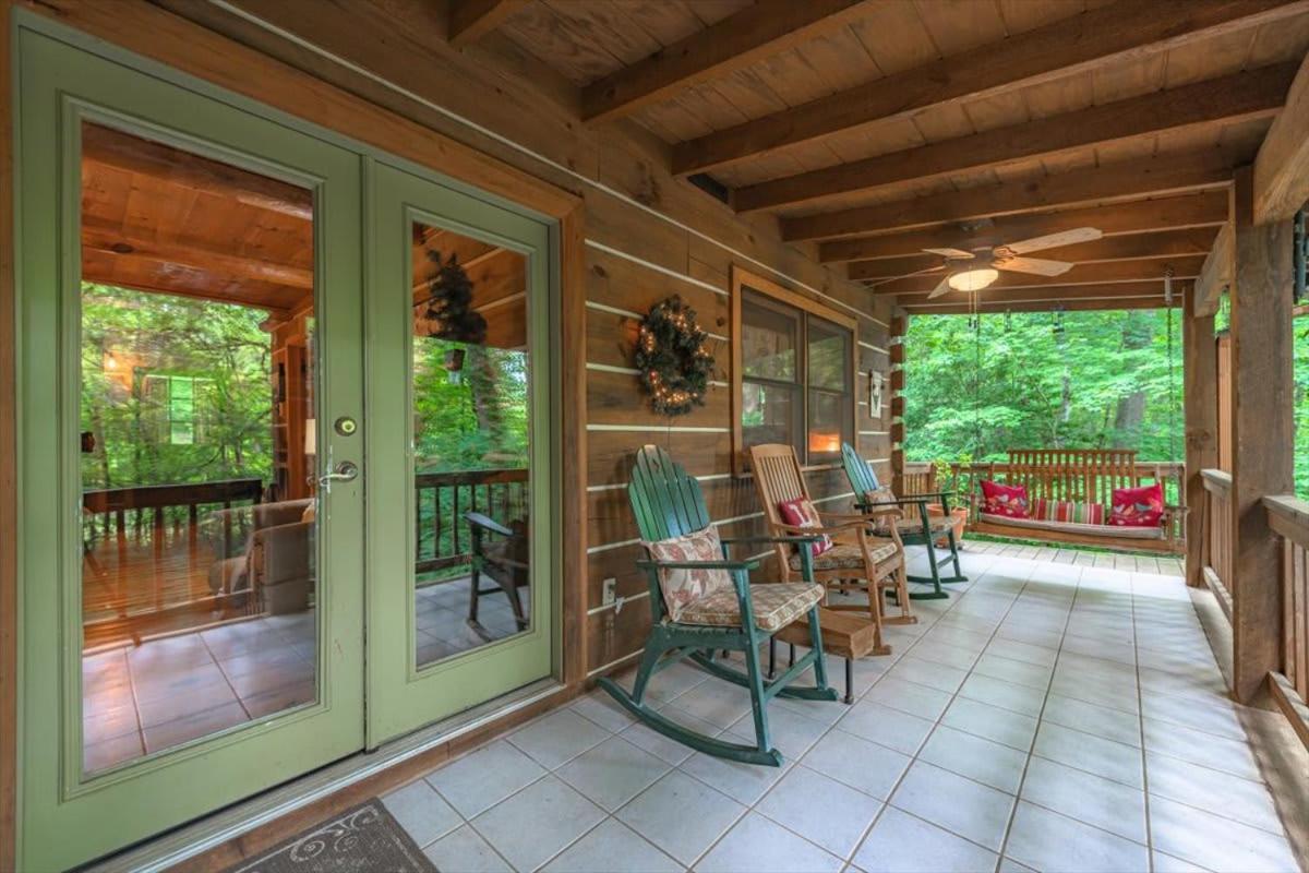Waterfront Mountain Cabin With Hot Tub Villa Blue Ridge Esterno foto