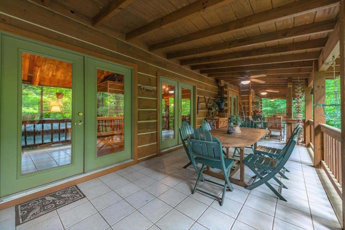 Waterfront Mountain Cabin With Hot Tub Villa Blue Ridge Esterno foto